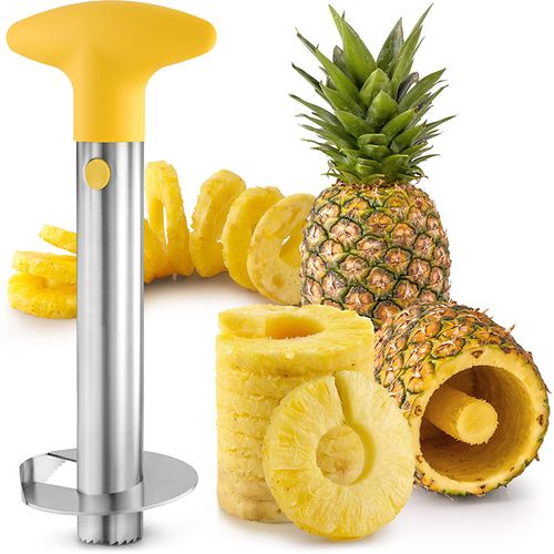 Kitchen Gadget Stainless Steel Manual Heavy Fruit & Vegetable Tools Pineapple Corer Cutter Slicer Peeler
