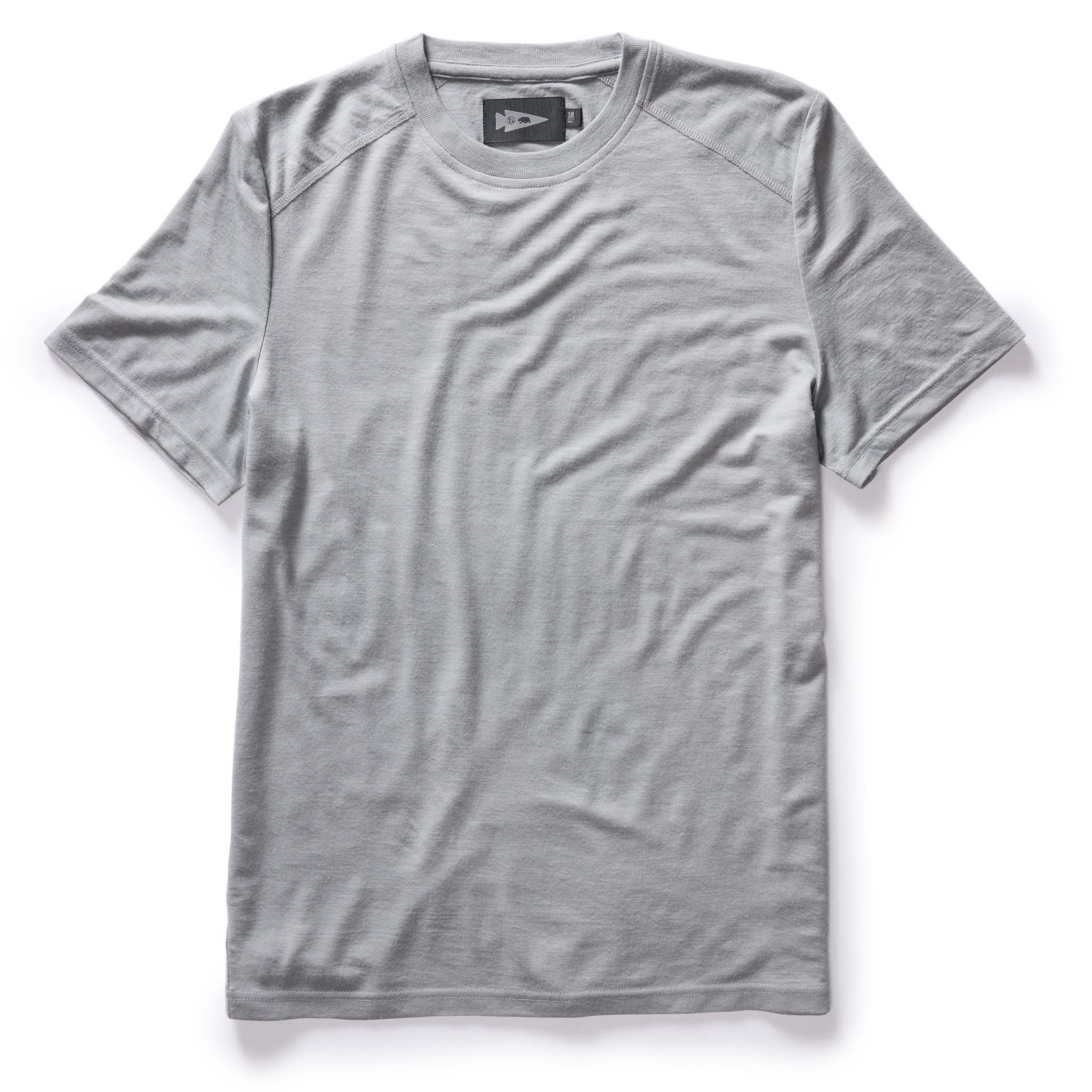 Naeec Merino Base Layer Tee in Sharkskin