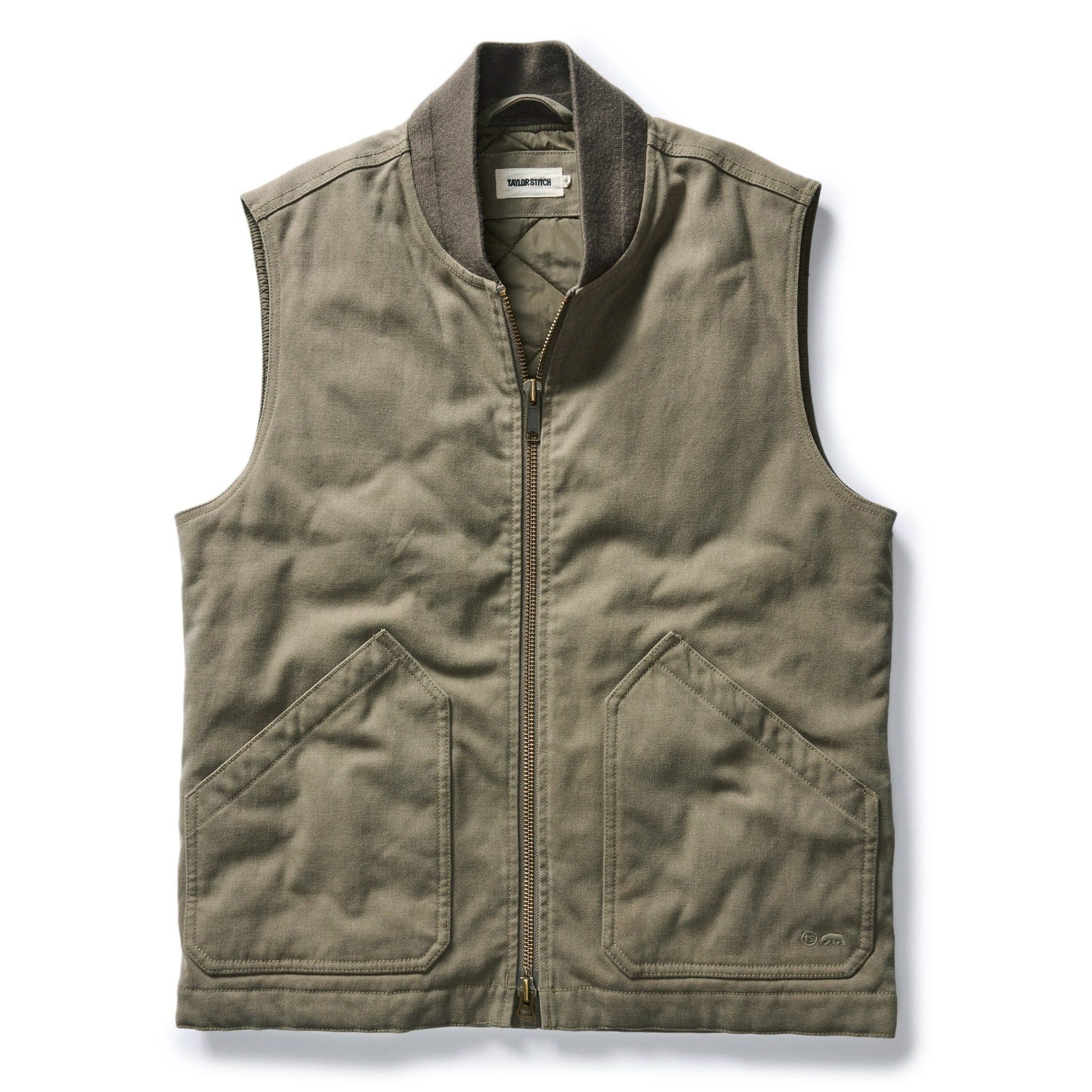 Naeec Workhorse Vest in Stone Boss Duck