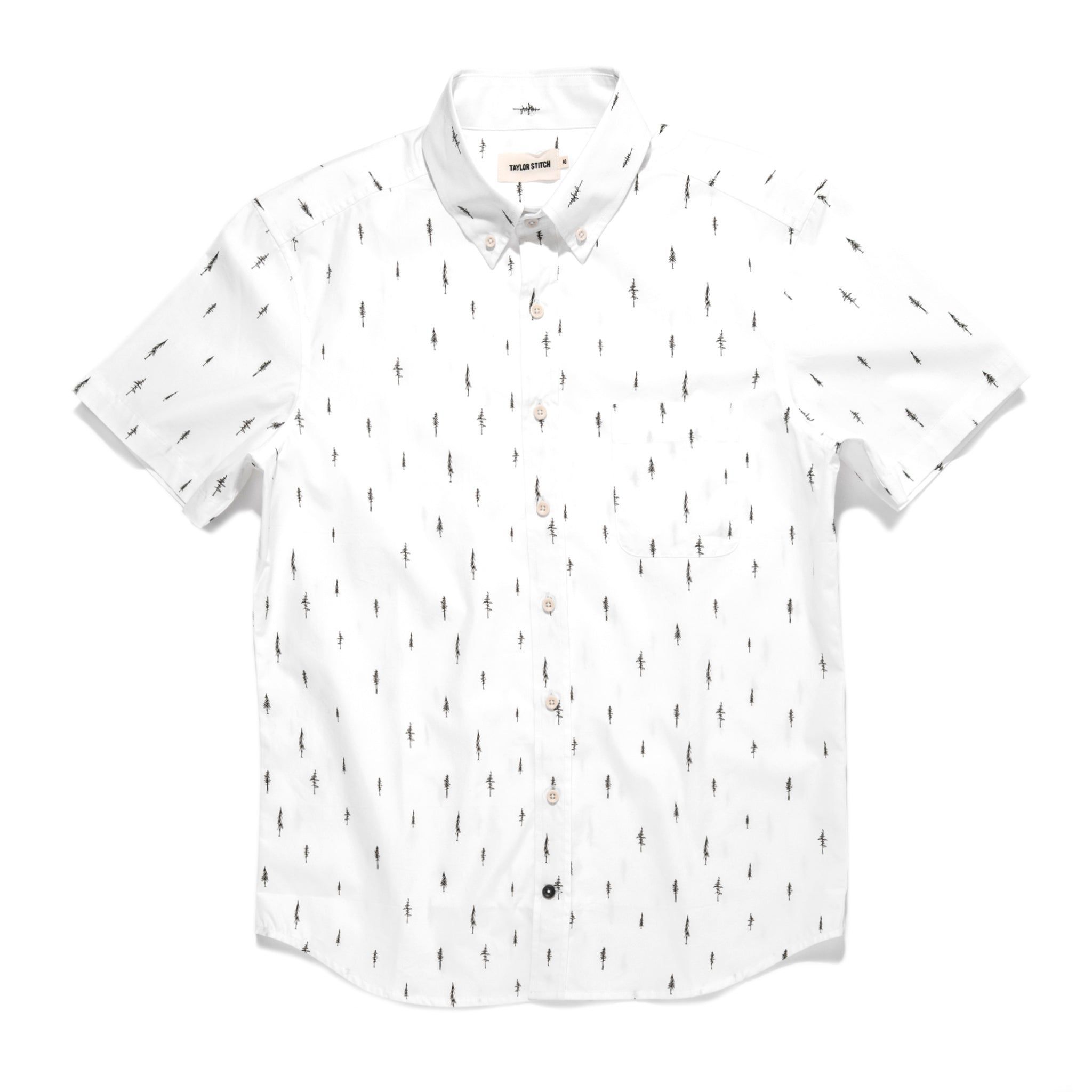 Naeec Short Sleeve Jack in Tree Top Poplin