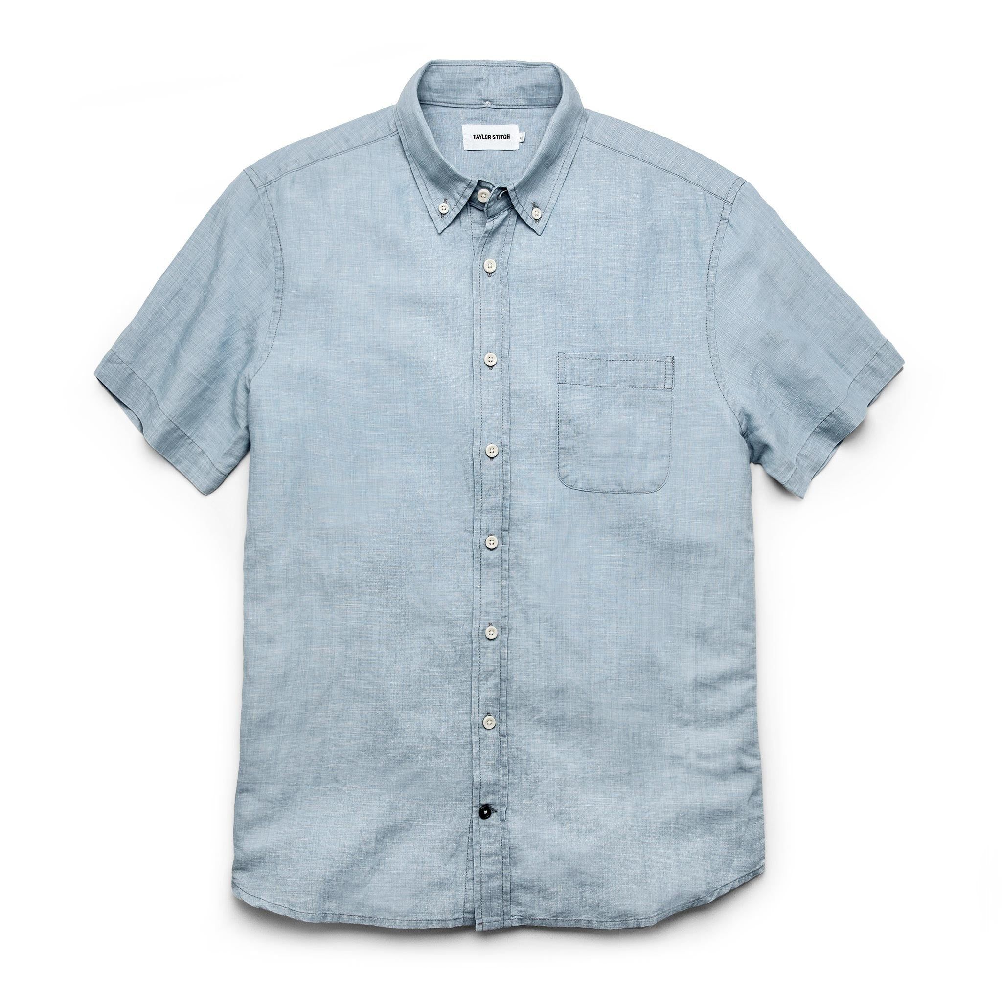 Naeec Short Sleeve Jack in Sun Bleached Linen