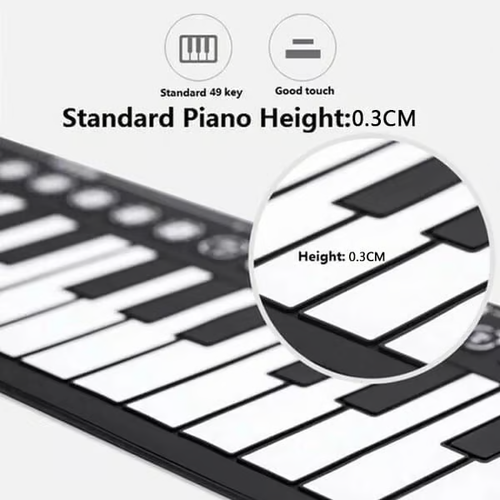 👑49-Key Hand Roll Portable Piano👑