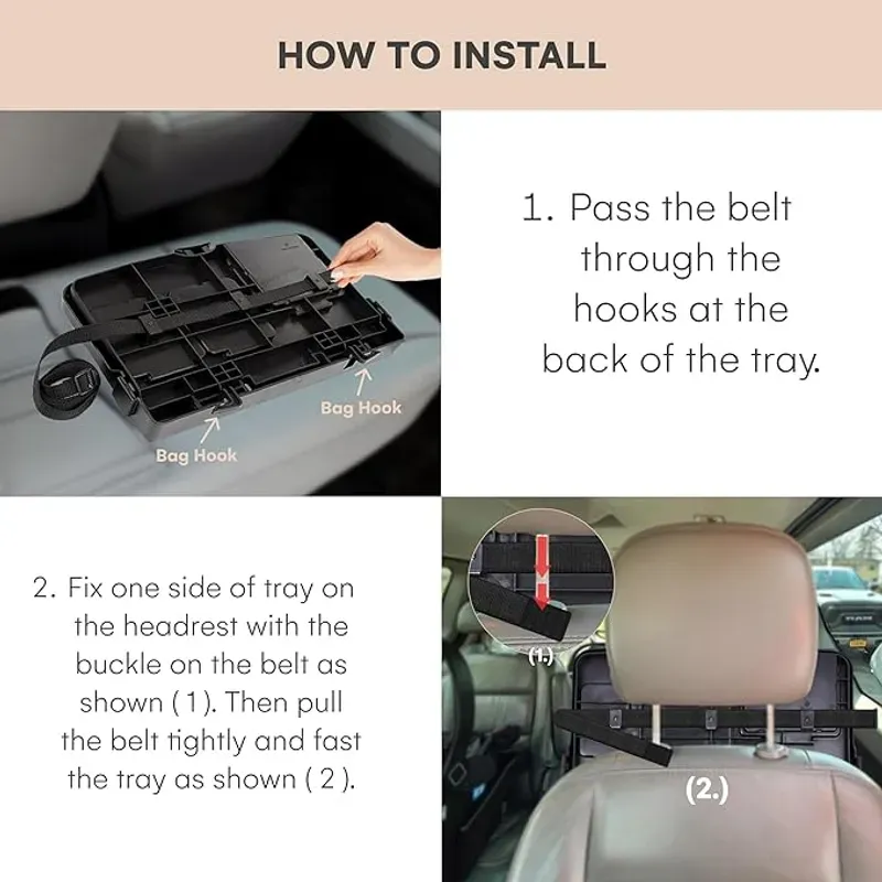 👩‍❤️‍👩Multifunctional Car Back Seat Folding Tray👩‍❤️‍👩