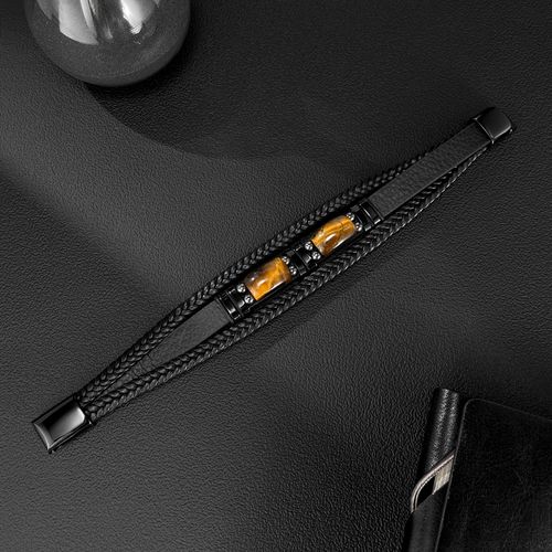 New arrival🤩Tiger Eye Leather Braided Bracelet - Bring wealth and good luck👀