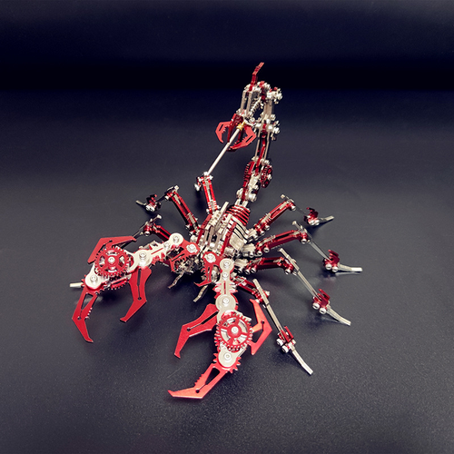 🤩🤩304 stainless steel red scorpion assembly model,so cool.A man`s dream.🤩🤩