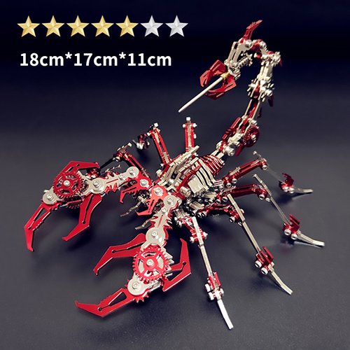 🤩🤩304 stainless steel red scorpion assembly model,so cool.A man`s dream.🤩🤩