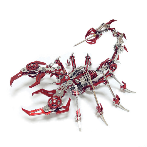 🤩🤩304 stainless steel red scorpion assembly model,so cool.A man`s dream.🤩🤩