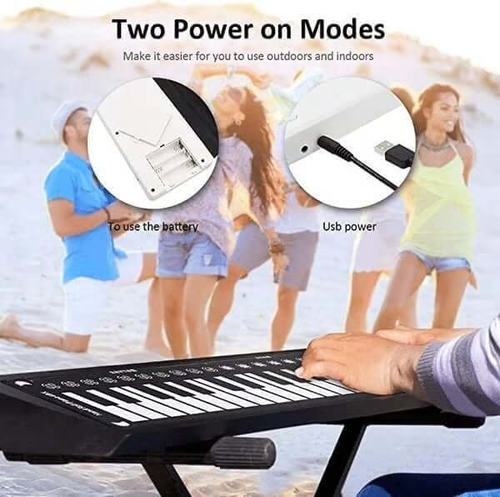👑49-Key Hand Roll Portable Piano👑