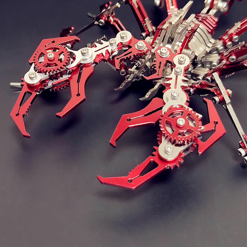 🤩🤩304 stainless steel red scorpion assembly model,so cool.A man`s dream.🤩🤩