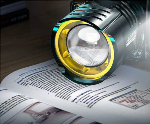 Outdoor Waterproof Rechargeable Headlamp with Headband