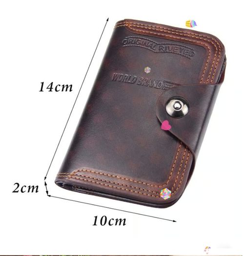 Large-capacity Tri-fold Men's Wallet