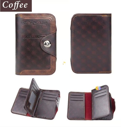 Large-capacity Tri-fold Men's Wallet