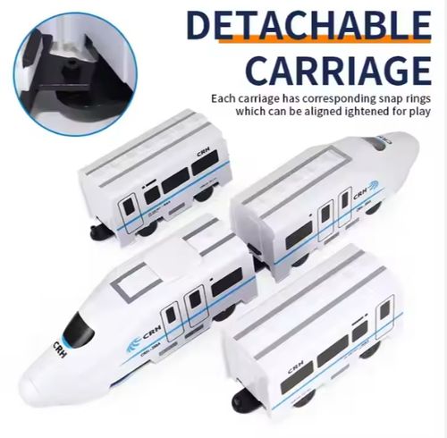 🔥Remote control version electric universal simulation high-speed rail Harmony train toy