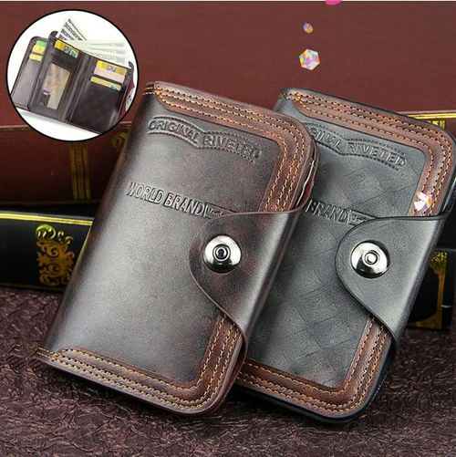 Large-capacity Tri-fold Men's Wallet