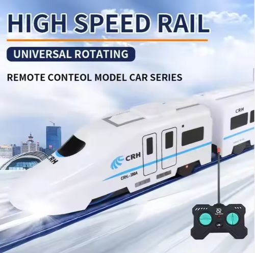 🔥Remote control version electric universal simulation high-speed rail Harmony train toy