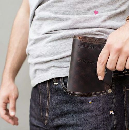 Large-capacity Tri-fold Men's Wallet