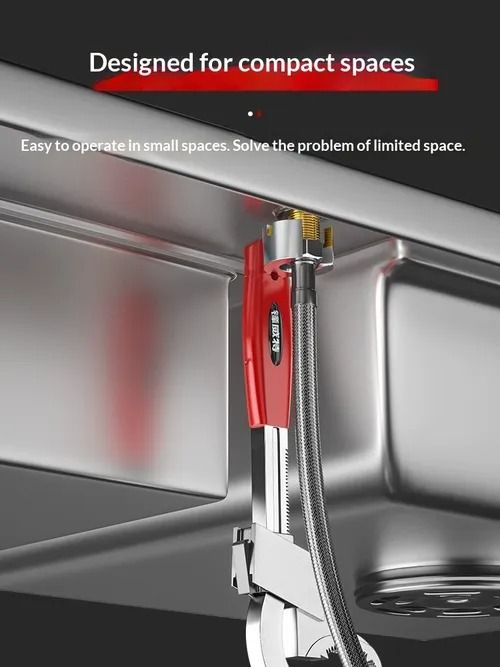 Multifunctional Plumbing Wrench Adjustable Spanner Hardware Tool, Adjustable Jaw Pipe Repair Wrench with Strong Steel Body, Ergonomic Handle, Compact Design, Local Shipping, COD Free Shipping, Pay on Delivery
