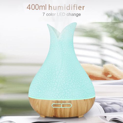 New design flower-shaped high-end essential oil diffuser aromatherapy machine home small sleep aid aromatherapy machine now buy a bottle of essential oil for free