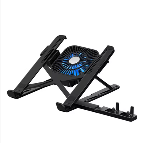 Foldable Desktop Laptop Adjustable Tablet Stand with Cooling Fan Heat Dissipation for MacBook Pro Stand Laptop Stand Cooler