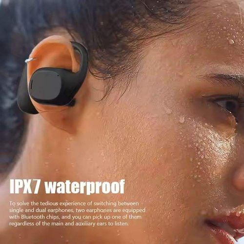 Novo estilo de venda quente de auscultadores desportivos com gancho aberto, confortáveis, inteligentes, sem fios, com visor digital, fabricante profissional, venda por grosso