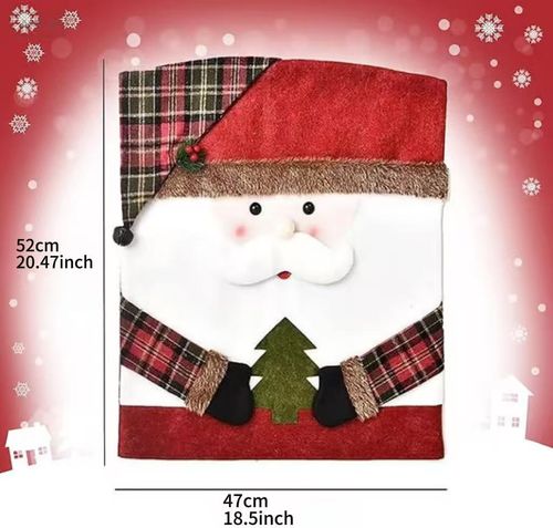 🎄Promoção de Natal🎄Capas giras para cadeiras de Natal 🔥（Conjunto de três peças）🎅