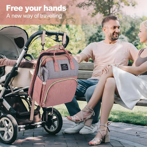 🔥 Oferta imperdível de 2025: Mochila para muda fraldas e bebé - 49% DESCONTO! 👶