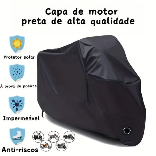 🔥🔥🔥Capas para moto, capa resistente à prova de água 210D com proteção UV e rasgos, com design de furos para bloqueio de tecido de segurança🔥