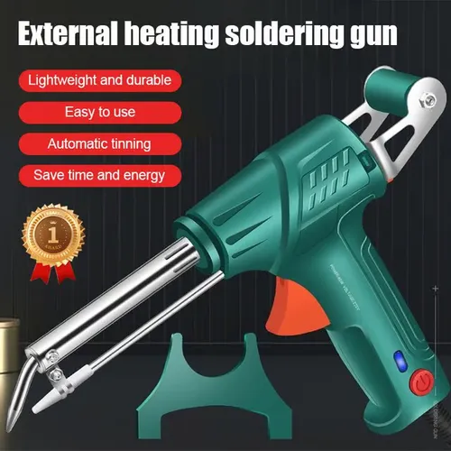 Pistola de soldar portátil 110 V com luz, pistola de soldar semiautomática multifunções de 60 W, máquina de soldar a ferro