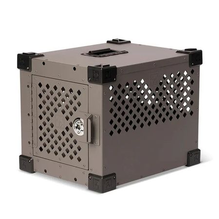 Portable Easy-Assembly Aluminum Dog Crate