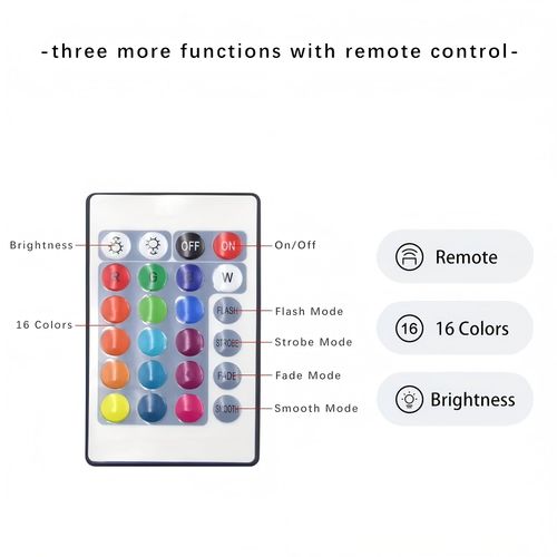 Water ripple atmosphere lamp, 16 colors adjustable touch control, remote control, USB charging, dynamic rotating water ripple, romantic fairy lamp, aurora shadow night light, creates a romantic atmosphere, suitable for weddings, proposals, parties, birthday gifts, Valentine's Day, Christmas, home decoration, bedroom decoration, birthday decorations, etc.