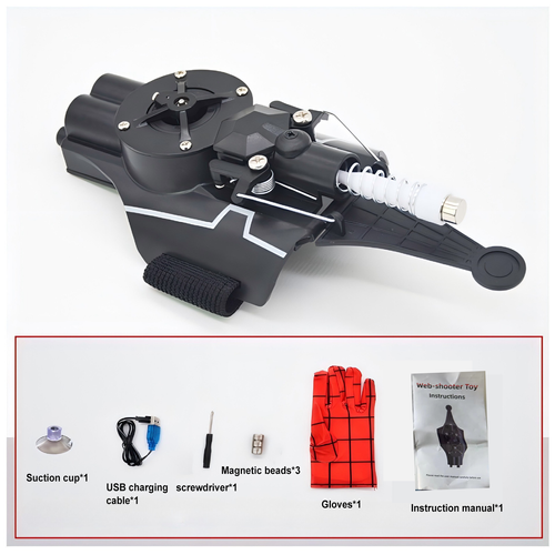 Electric spider web shooter USB charging