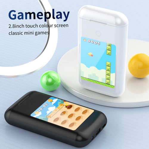 Multifunctional wireless game console with Bluetooth headset, mobile power, music player, flashlight, 2.8-inch screen