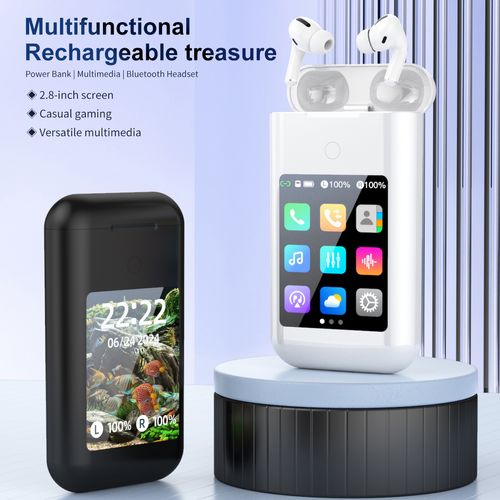 Multifunctional wireless game console with Bluetooth headset, mobile power, music player, flashlight, 2.8-inch screen