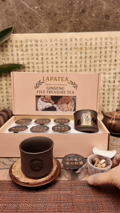 Lapatea: Kidney tea formula Ginseng Five Treasure Tea for man