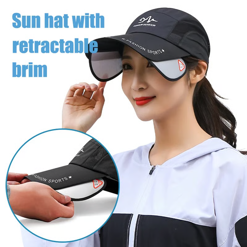 🔥🔥Sun hat with retractable brim for outdoorfishingridingclimbing