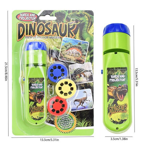 Dinosaur projection flashlight, night light science toy, Christmas gift