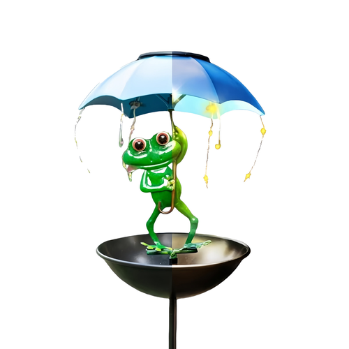 Outdoor Frog Image Light with Umbrella