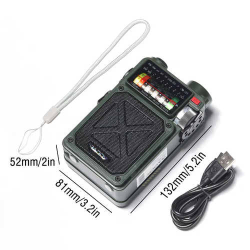 🔥3-in-1 Retro AMFMSWWB Radio