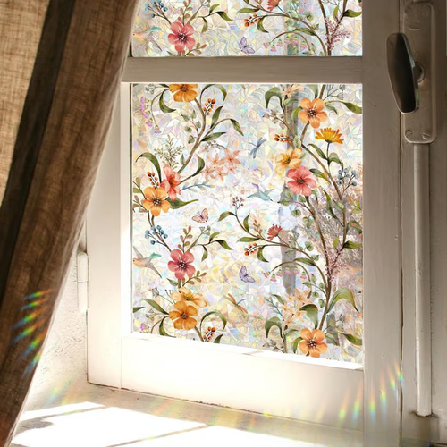 💥Spring Hot SaleFloral - Pattern Window Sticker