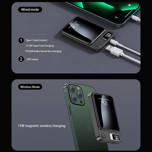 Portable Magnetic Wireless Power Bank