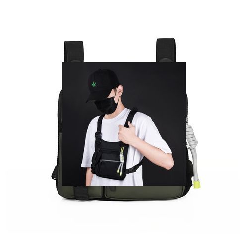 Adjustable, Multi-functional Tactical Chest Pack with Zipper