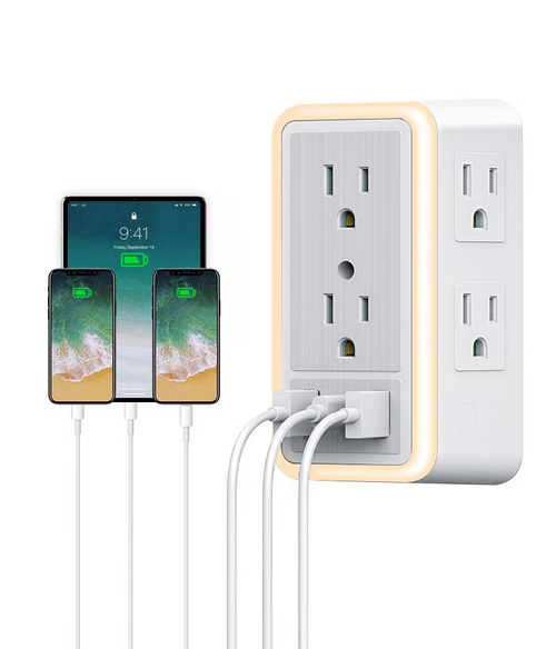 ✨🔥 Multi Plug Outlet Surge Protector