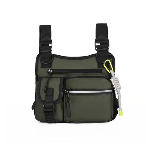 Adjustable, Multi-functional Tactical Chest Pack with Zipper