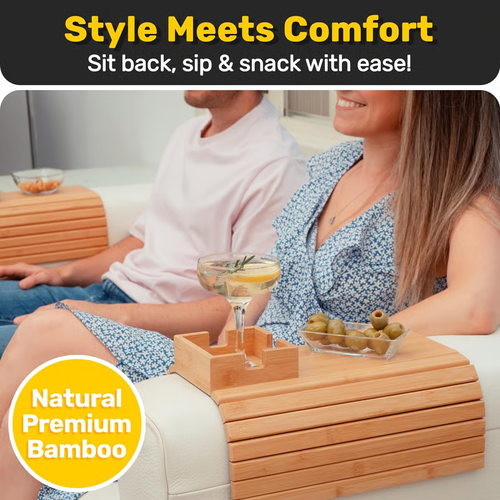 Bamboo Couch Cup Holder Your Sofas Best Friend