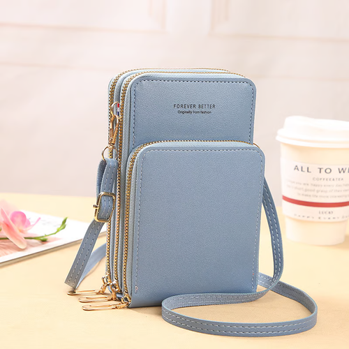 Leather Small Crossbody Bag Mini Messenger Shoulder Handbag