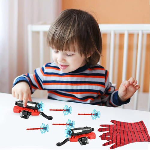 Spider web shooter toy