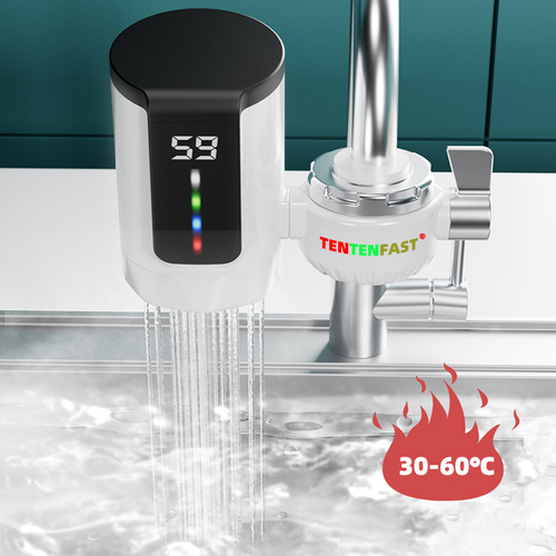 No installation required for hot water faucets