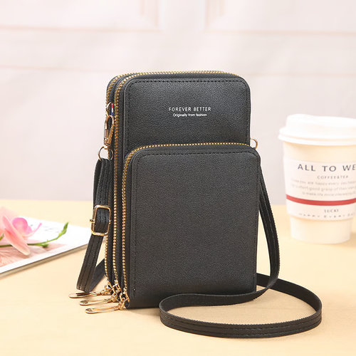Leather Small Crossbody Bag Mini Messenger Shoulder Handbag