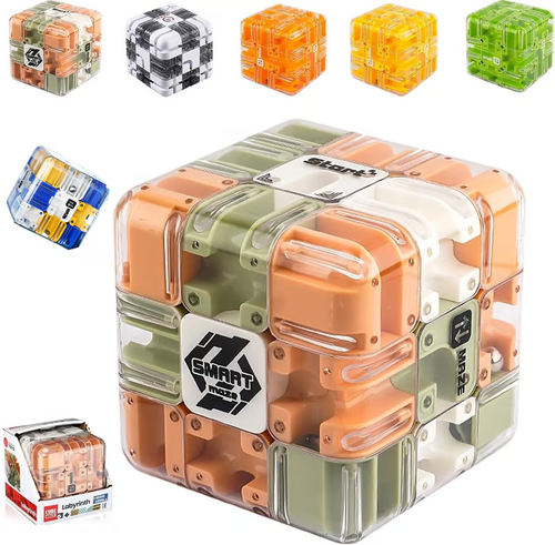 Large Maze 3D Puzzle Cube - Educational Puzzle Toy