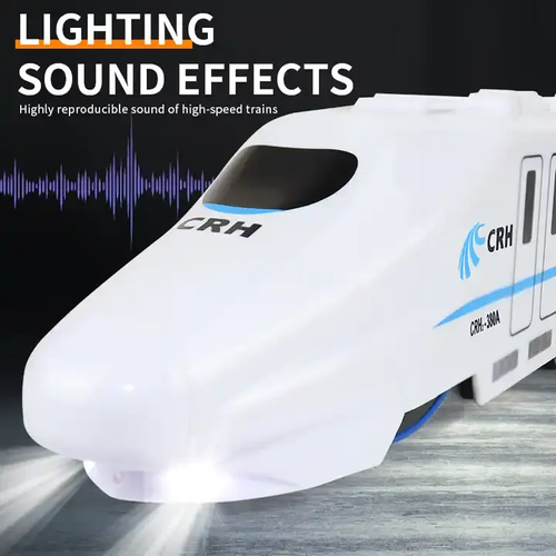 🔥Electric Universal Simulation High Speed Railway Harmony Train Toy